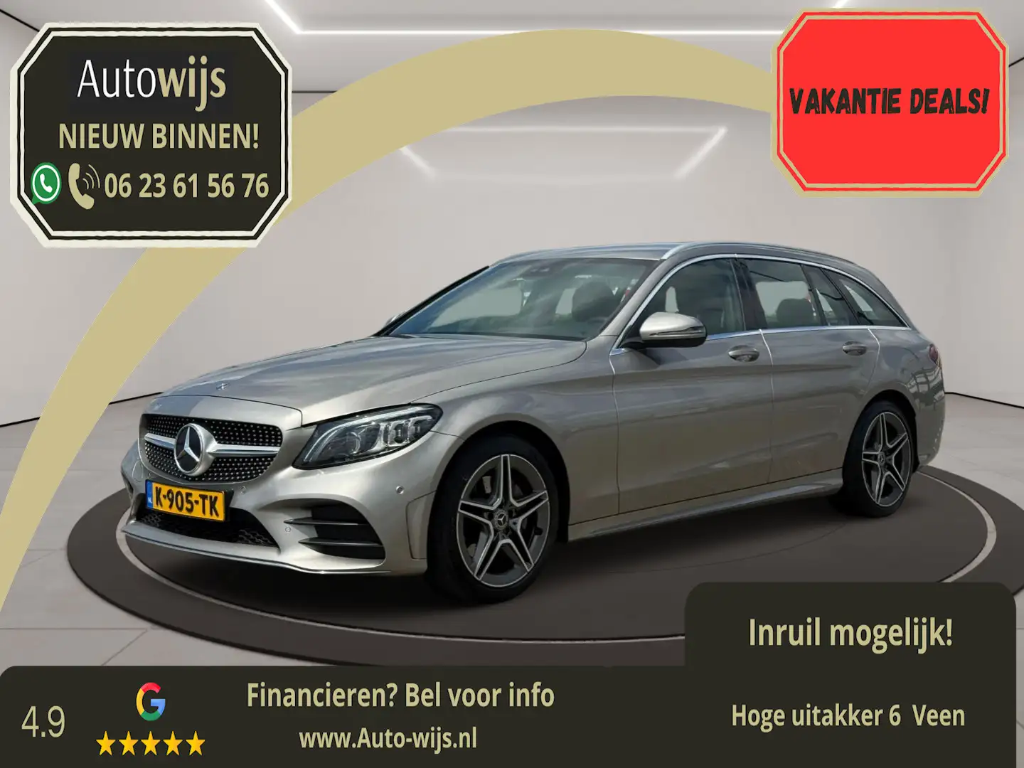Mercedes-Benz C 200 Estate Business Solution AMG|Facelift|Digidash|Led Grijs - 1