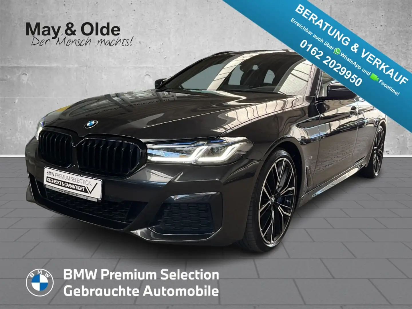 BMW 540 d xDrive Touring M Sportpaket HUD Stand-HZG AHK Pa Grau - 1