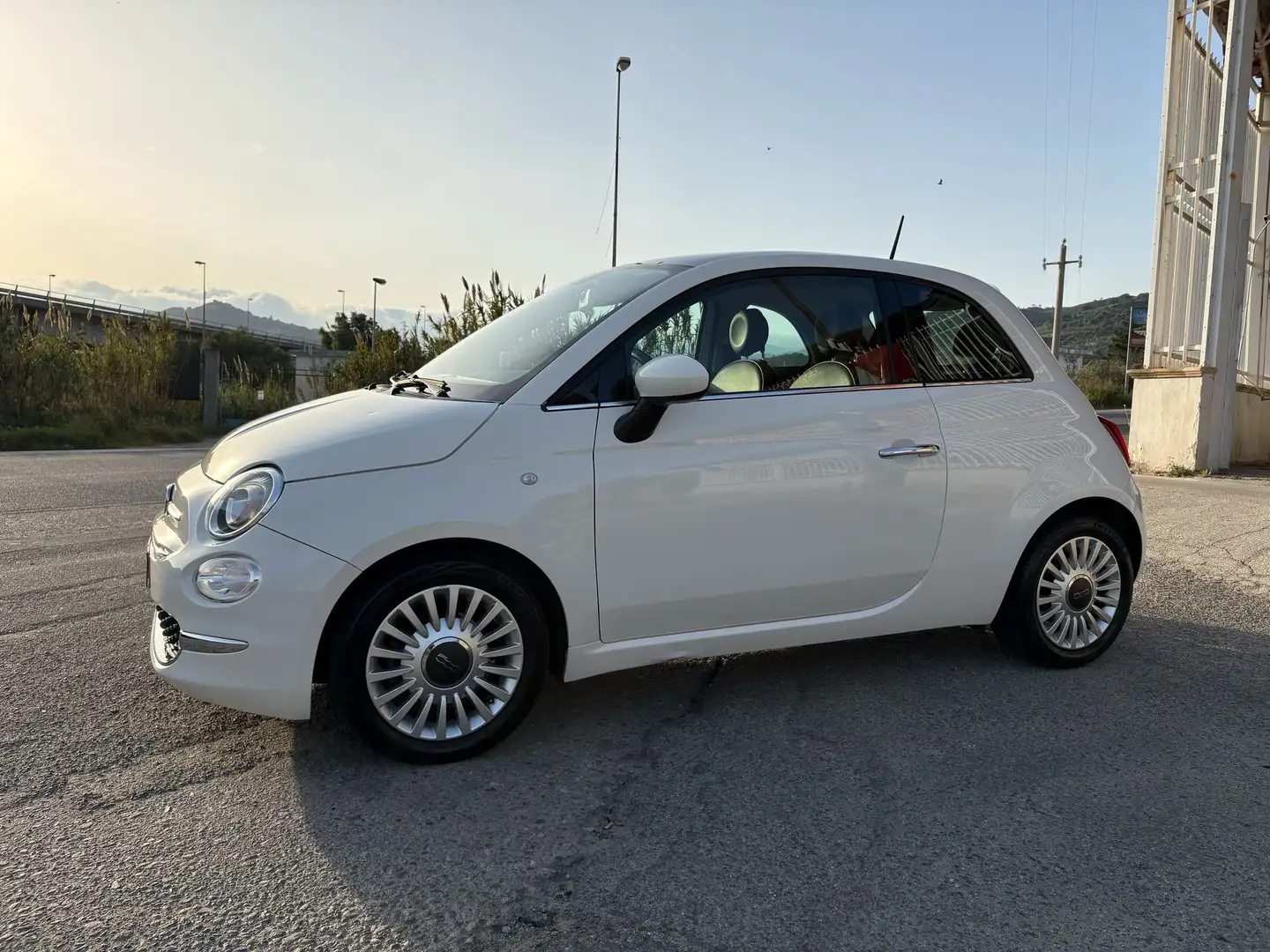 Fiat 500 500 0.9 t.air t. Lounge 105cv Blanc - 2