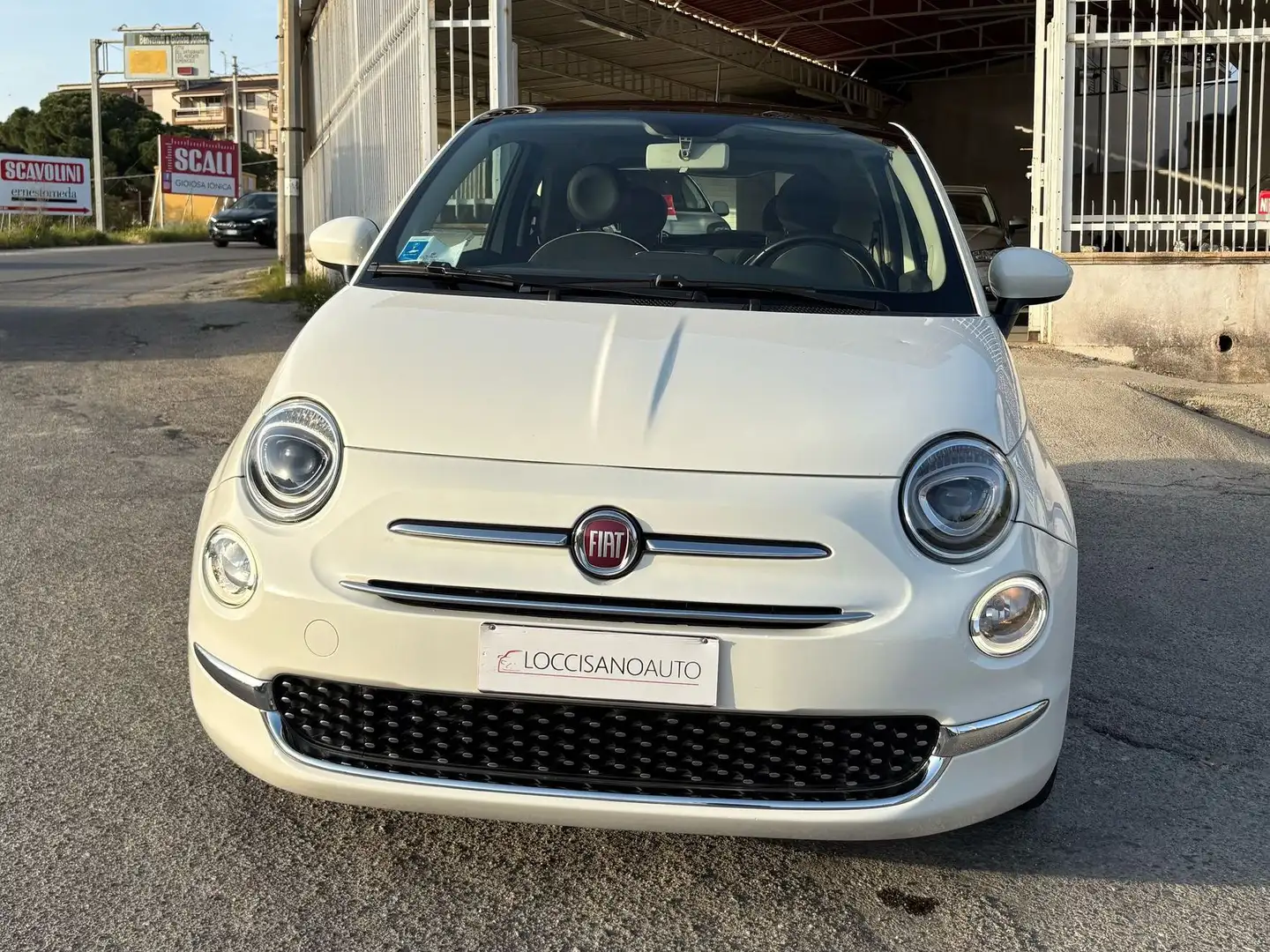 Fiat 500 500 0.9 t.air t. Lounge 105cv Blanc - 1