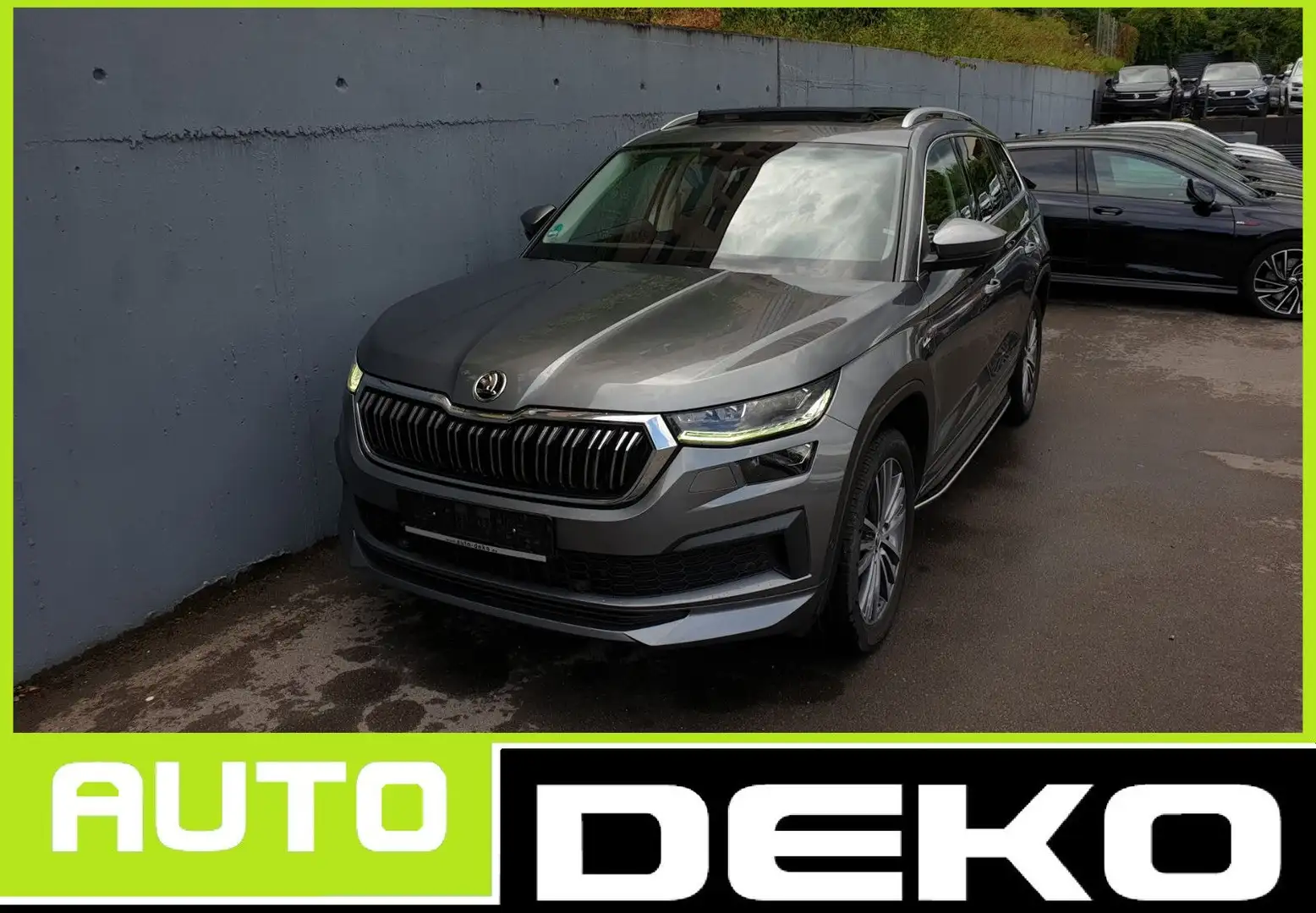 Skoda Kodiaq 2.0TDI DSG 4x4 L&K Pano/Leder/ACC/360/AHK Grau - 1