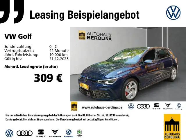 Volkswagen Golf GTE VIII 1.4 eHybrid GTE DSG *MATRIX*NAVI*ACC*