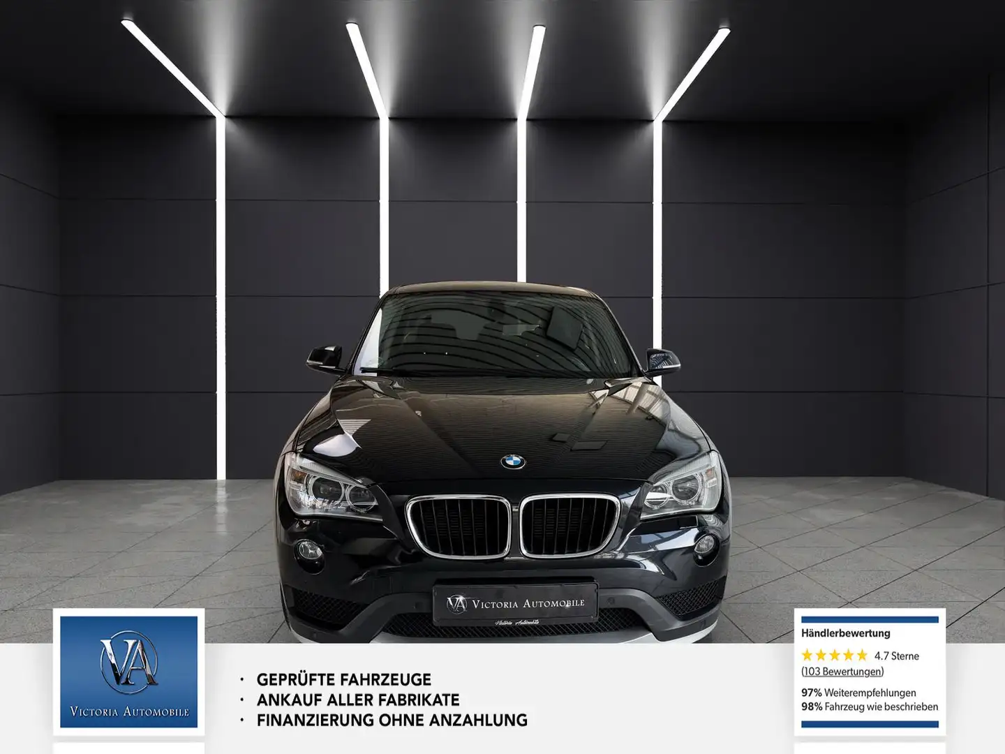 BMW X1 20 d xDrive 1 Hand* Scheckheft* Xenon* Scheckheft Schwarz - 2