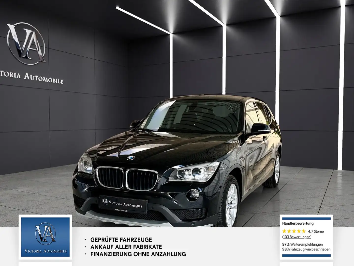 BMW X1 20 d xDrive 1 Hand* Scheckheft* Xenon* Scheckheft Schwarz - 1