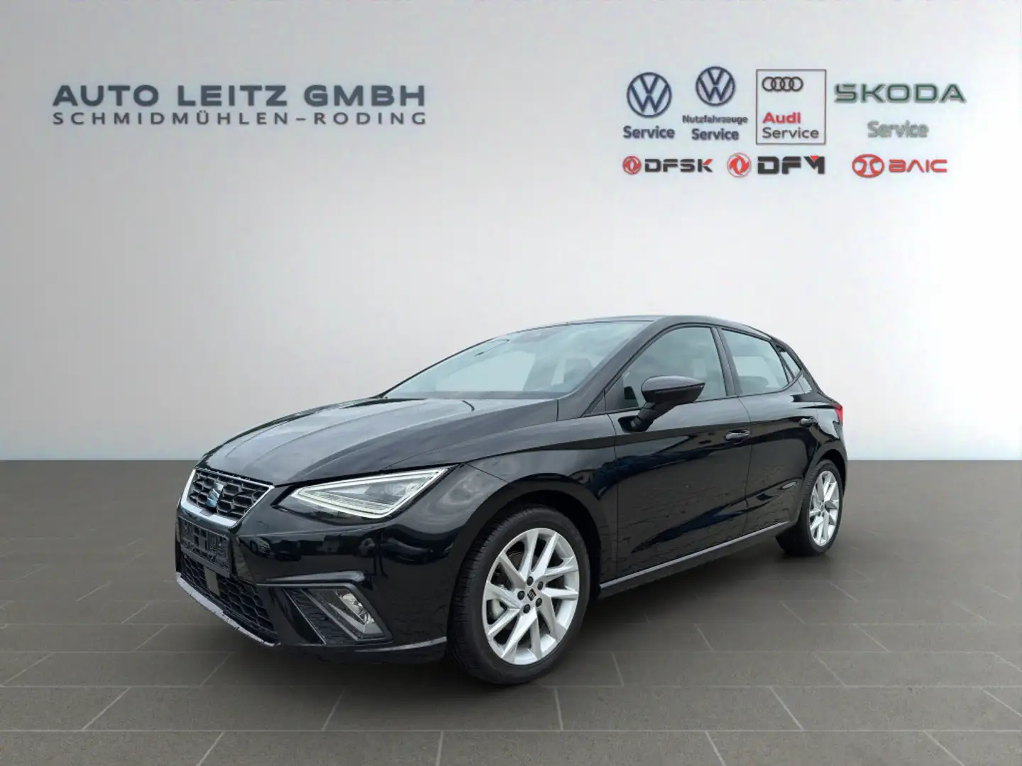 SEAT Ibiza 1.0 TSI FR-Line Navi APP V-LED LM17 VC GRA Noir - 1