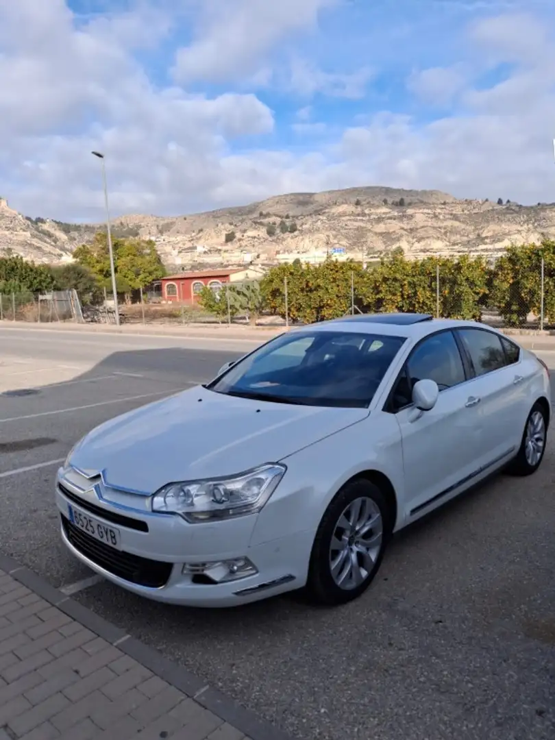 Citroen C5 3.0HDI V6 Exclusive CAS Blanco - 2