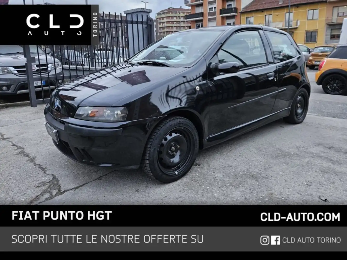 Fiat Punto 1.8i 16V cat 3 porte HGT Nero - 1