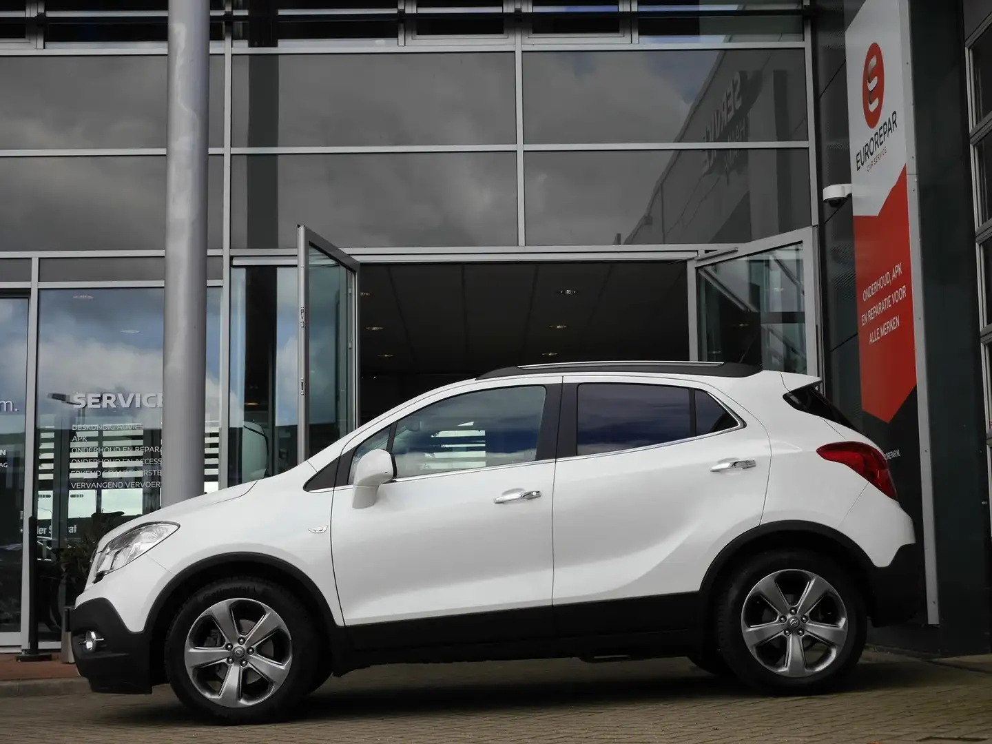 Opel Mokka 1.4 T Cosmo 4x4 140PK | Achteruitrijcamera | Licht Blanc - 2
