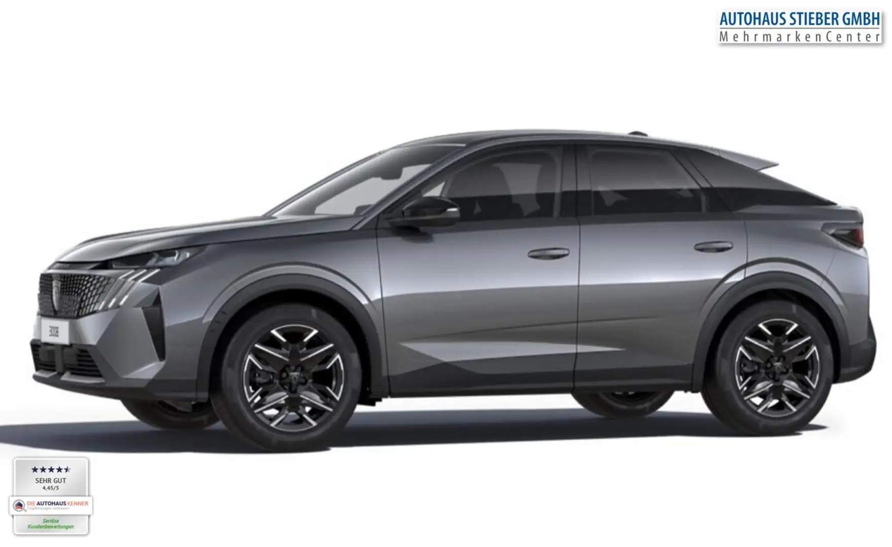 Peugeot 3008 MHEV 136 DSC6 Allure ACC 360° SHZ Allwetter 100... Grau - 2