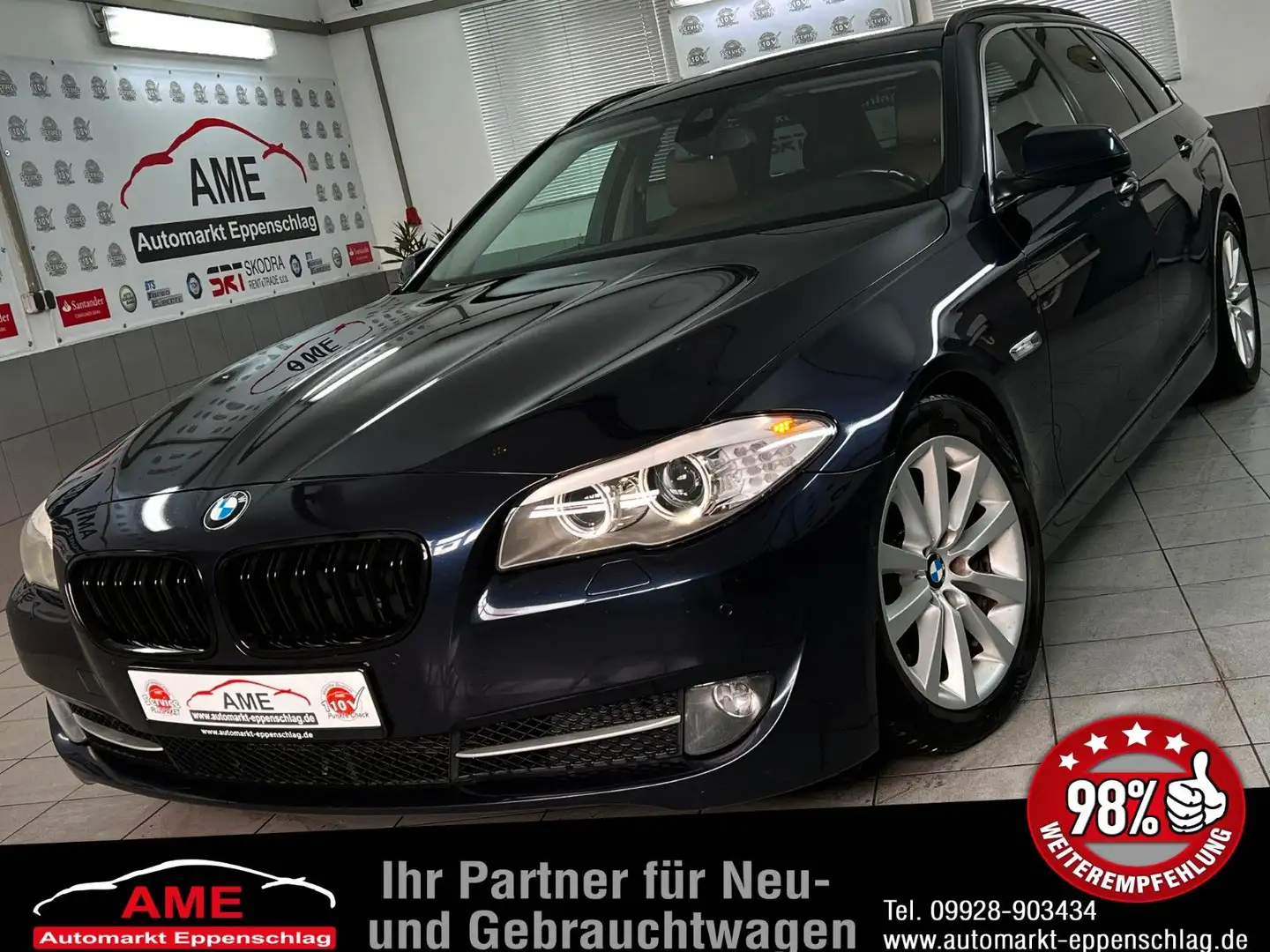 BMW 535 i  xDrive Touring Sport-Aut. *360°|Navi|Xenon* Blau - 1