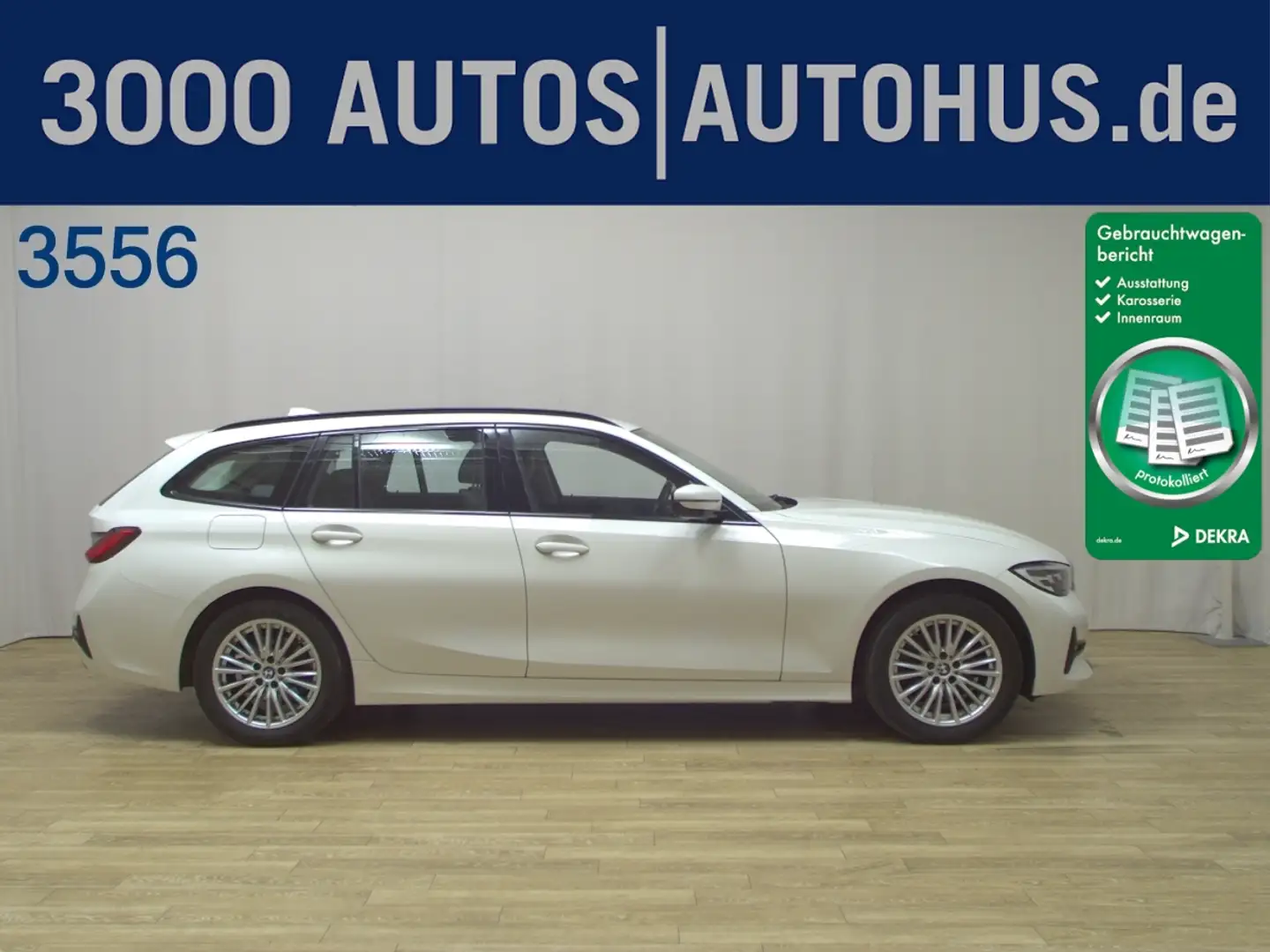 BMW 320 d Touring Sport Line AHK LED LC Pro el.Heck Weiß - 1