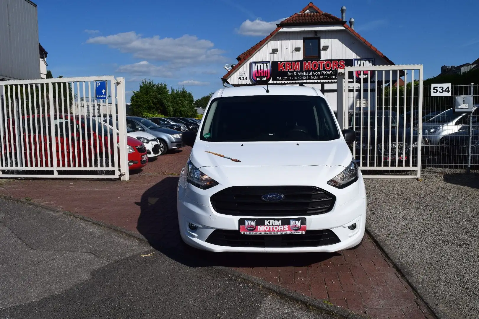 Ford Transit Connect 3 SITZE,1.HAND, NAVI, KLIMA, AHK Blanc - 1