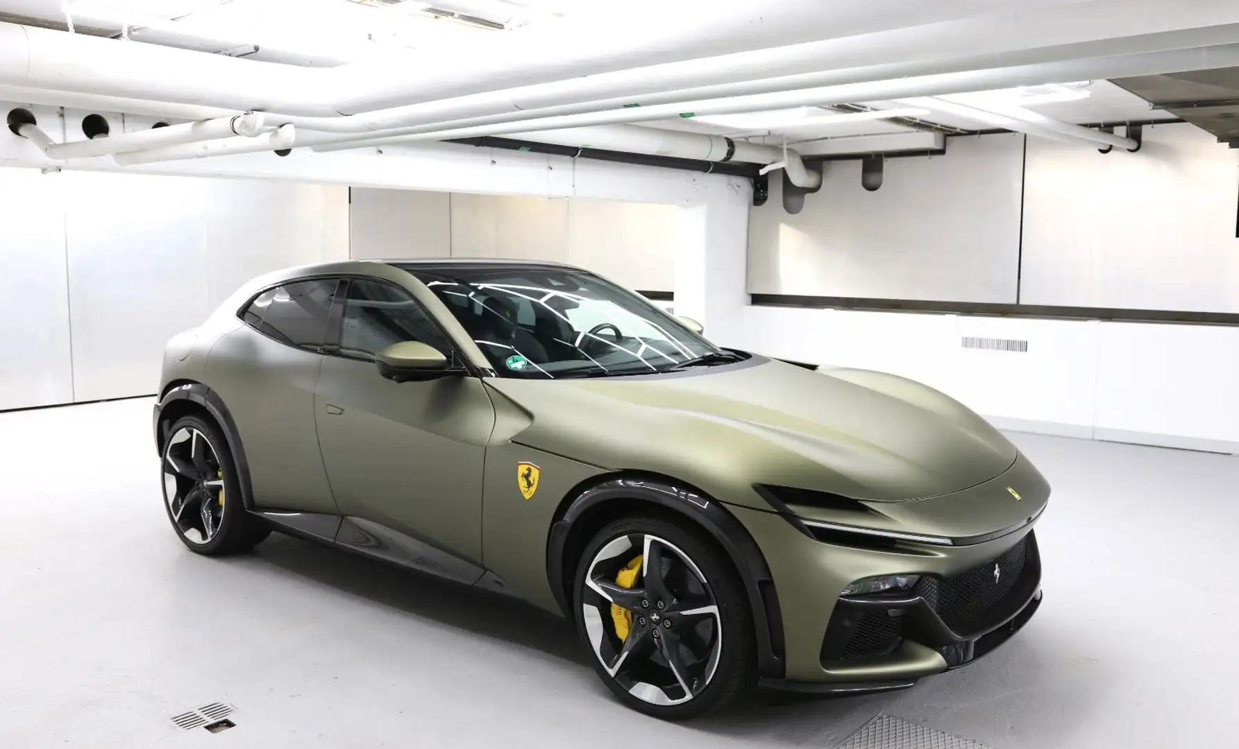 Ferrari Purosangue Verde Masoni Carbon Painted shields Зелений - 2