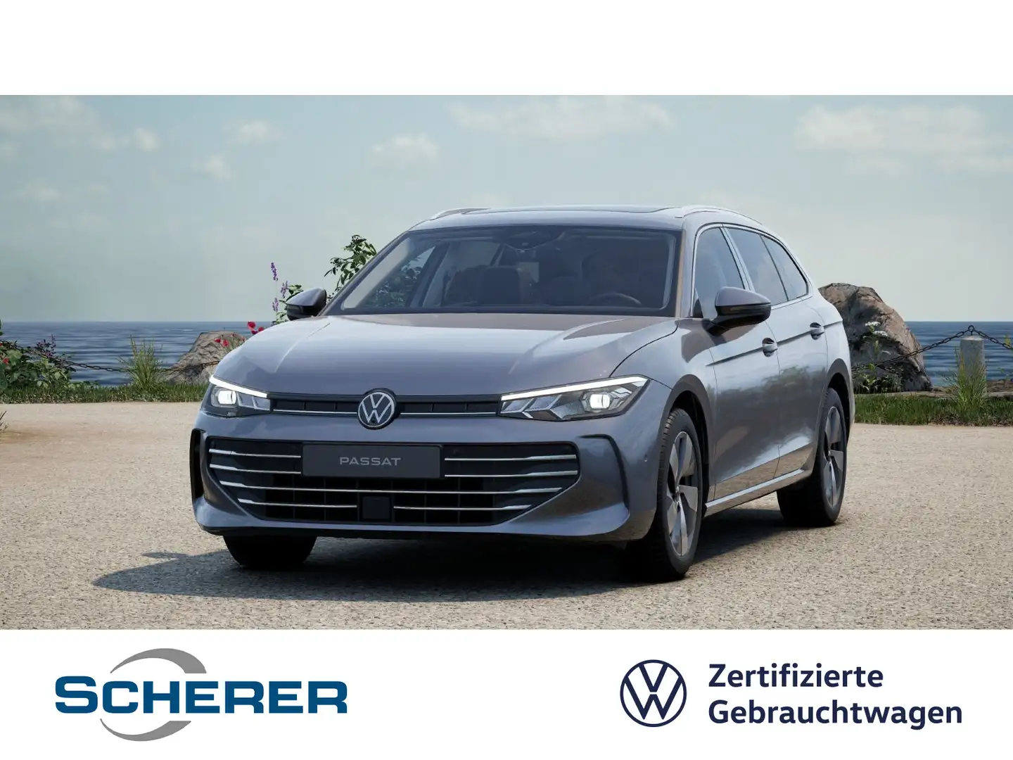 Volkswagen Passat Variant 2.0 TDI DSG LED NAVI PANO 360° AC Grau - 1