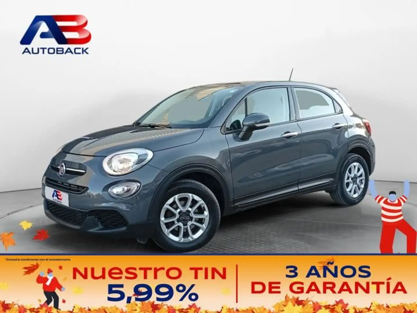 Fiat 500X Cult 1.3 MultiJet 70KW (95 CV) S&S Gris - 1
