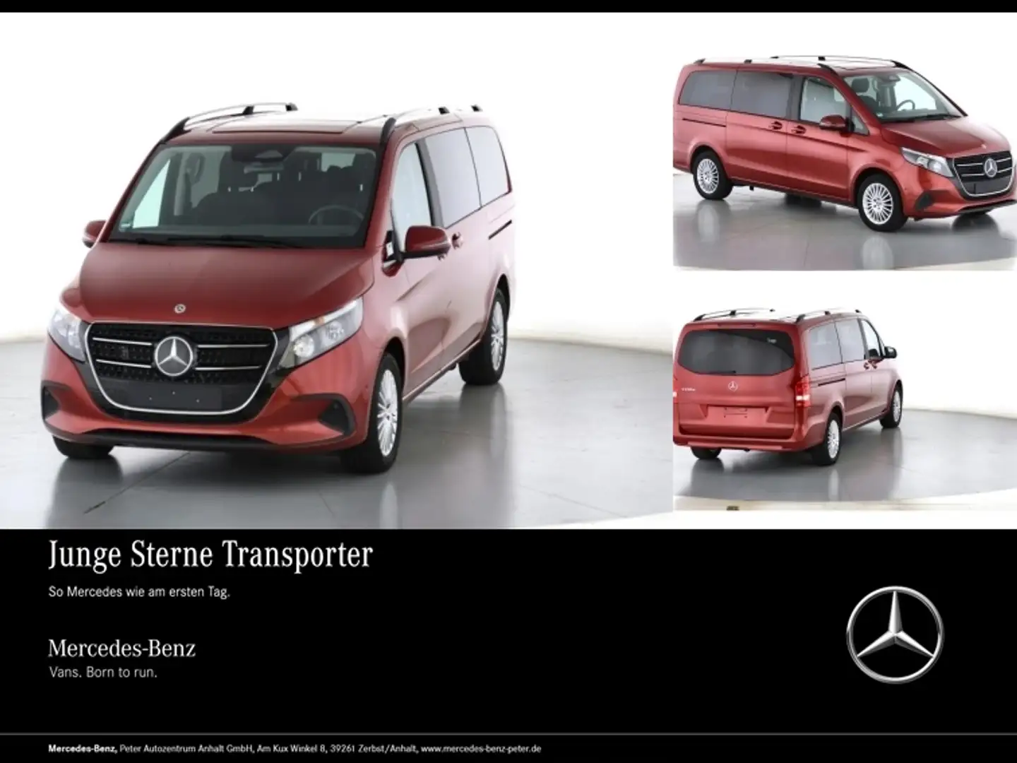 Mercedes-Benz V 220 d Lang Distronic/Widescreen Cockpit Rojo - 1