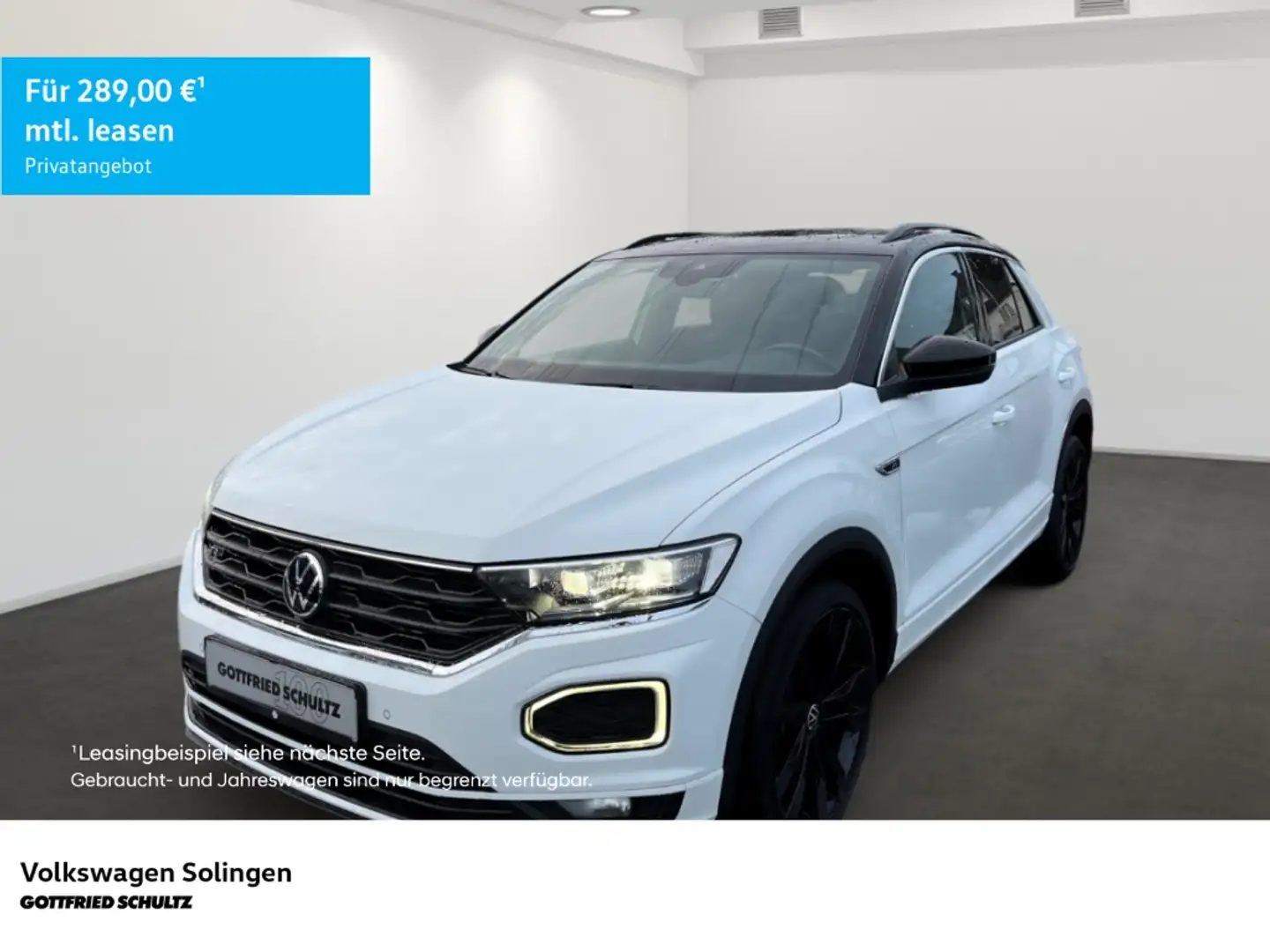 Volkswagen T-Roc 1.5 TSI R-Line DSG   AHK   Pano   Kamera   Navi Weiß - 1