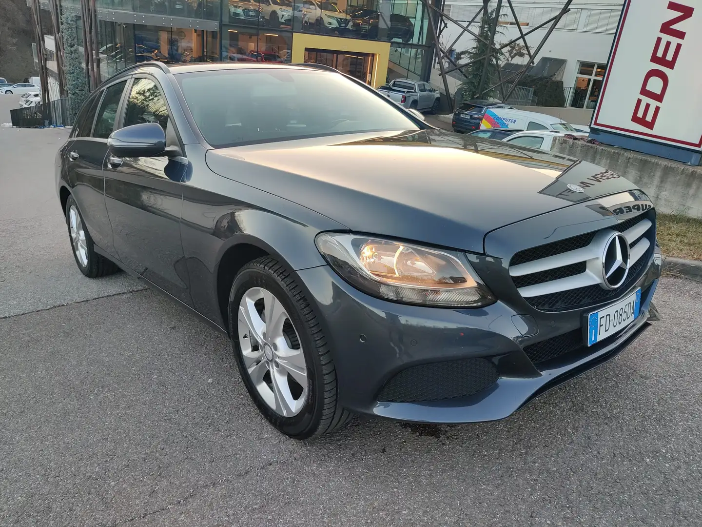 Mercedes-Benz C 200 C SW 200 d (bt) Exclusive auto Grigio - 2