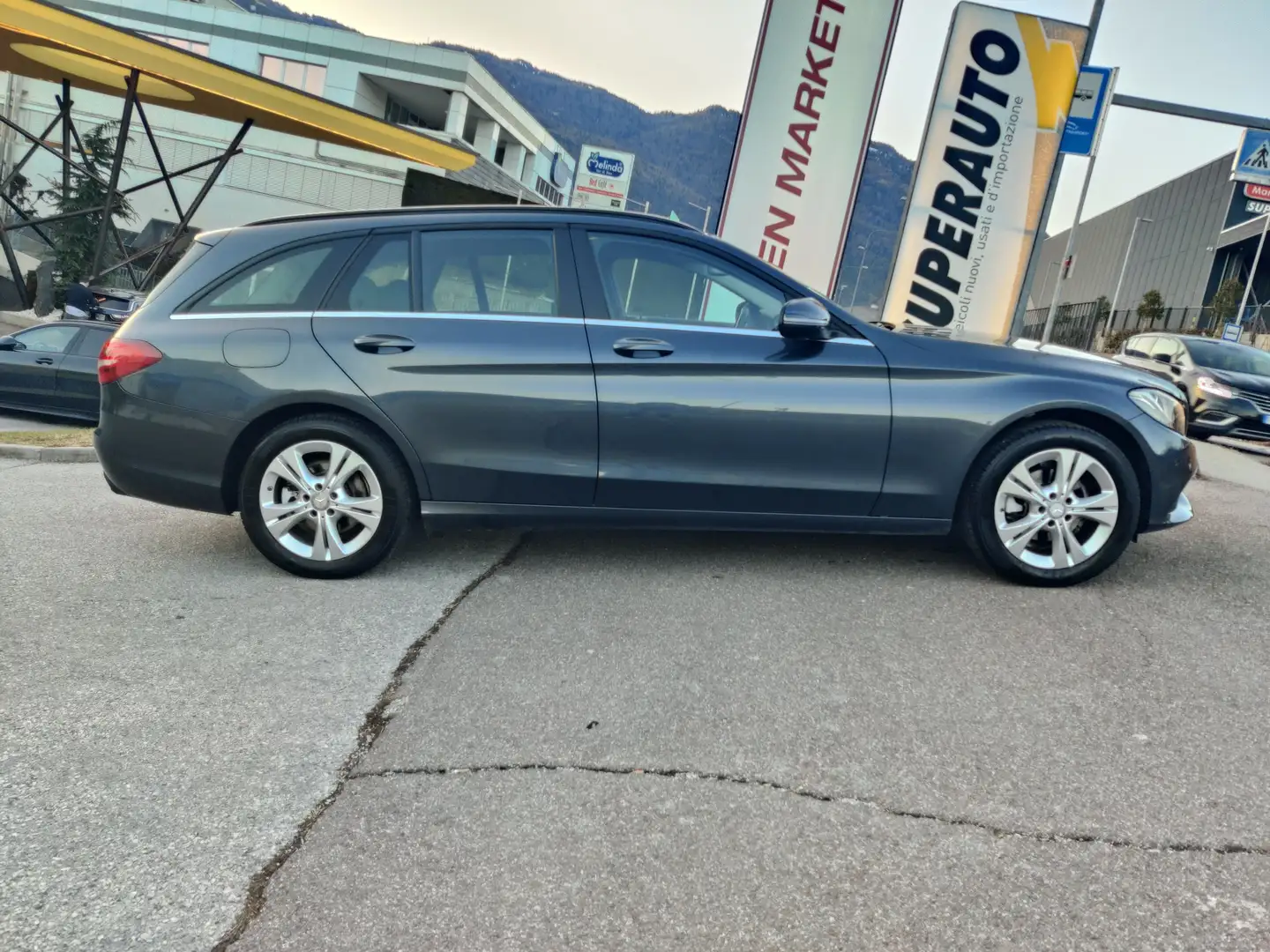 Mercedes-Benz C 200 C SW 200 d (bt) Exclusive auto Grigio - 1