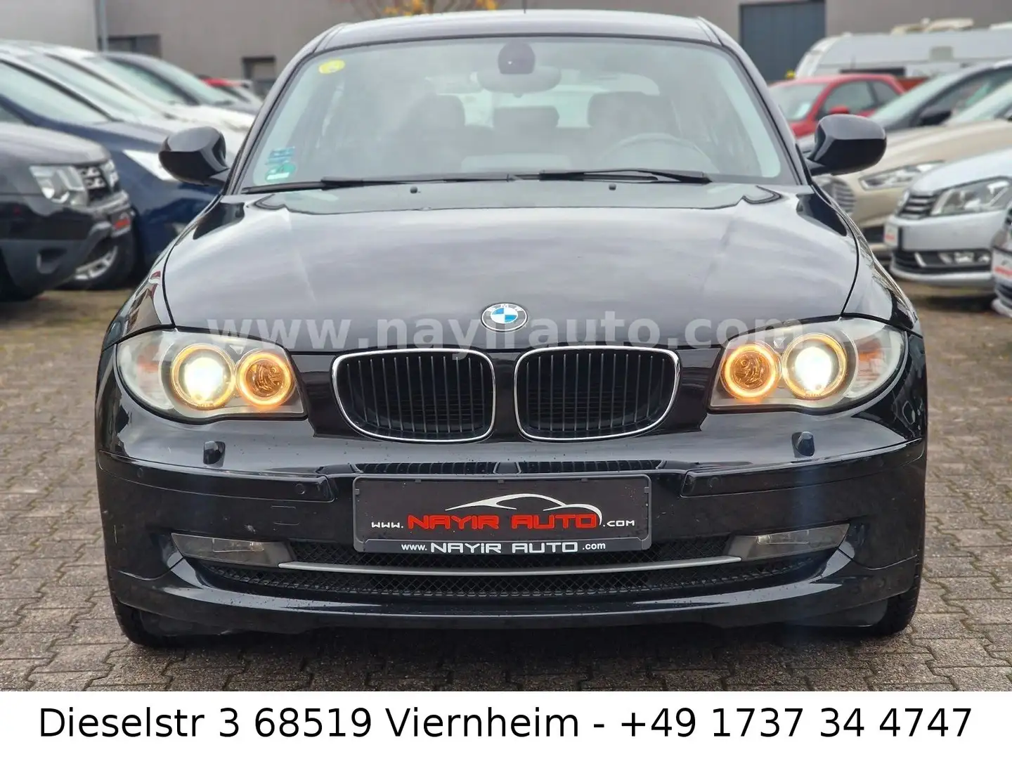 BMW 116 i|Euro5|Automatik|Navi|Xenon|Leder|2.hd|PDC Schwarz - 2
