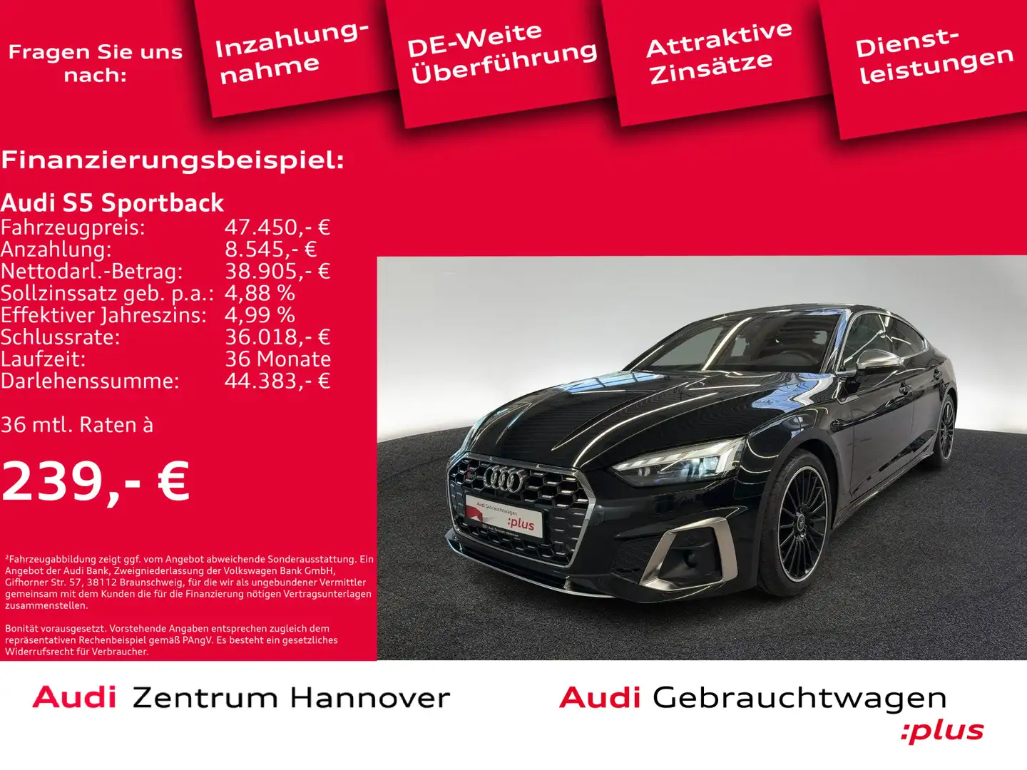Audi S5 3.0 TDI quattro HuD Matrix Kamera A Zwart - 2