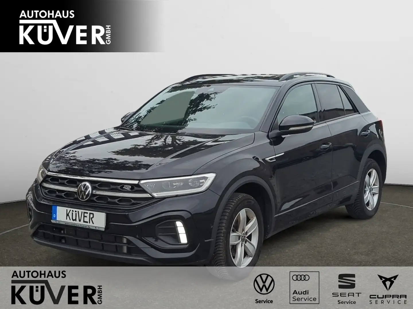 Volkswagen T-Roc R-Line 1.5 TSI DSG Navi+Pano+AHK+Matrix Schwarz - 1