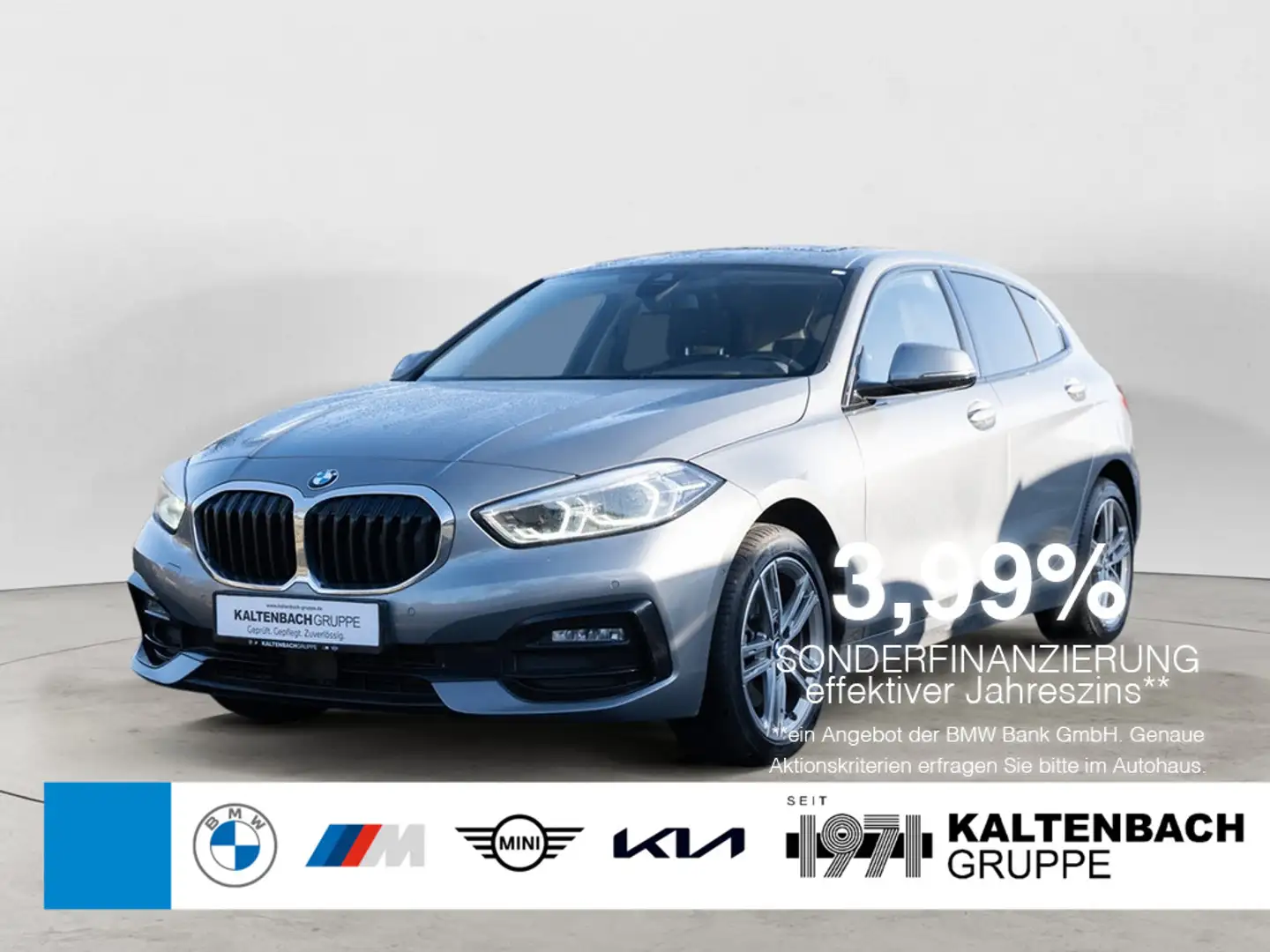 BMW 118 i Sport Line PANO LED W-LAN NAVI SHZ PDC Gris - 1