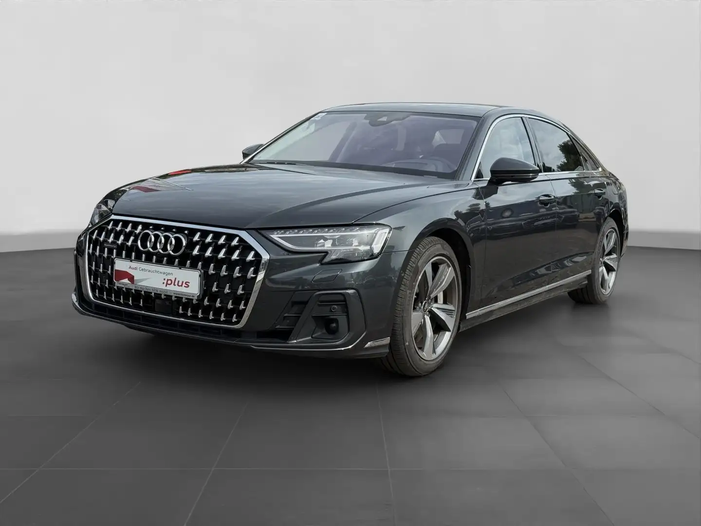 Audi A8 60 TFSIe Q LANG UPE163 RAUTENSTEPPUNG TV PANO Grau - 2