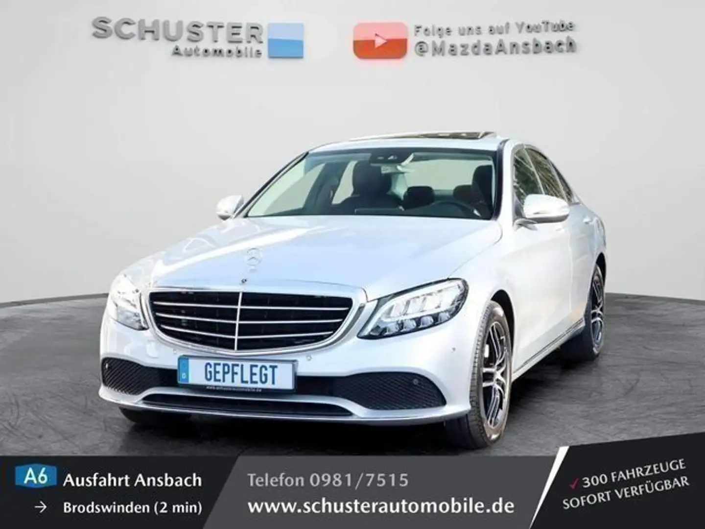 Mercedes-Benz C 200 Lim. Exclusive Autom. LED-High P/Kamera/Pa Nero - 1