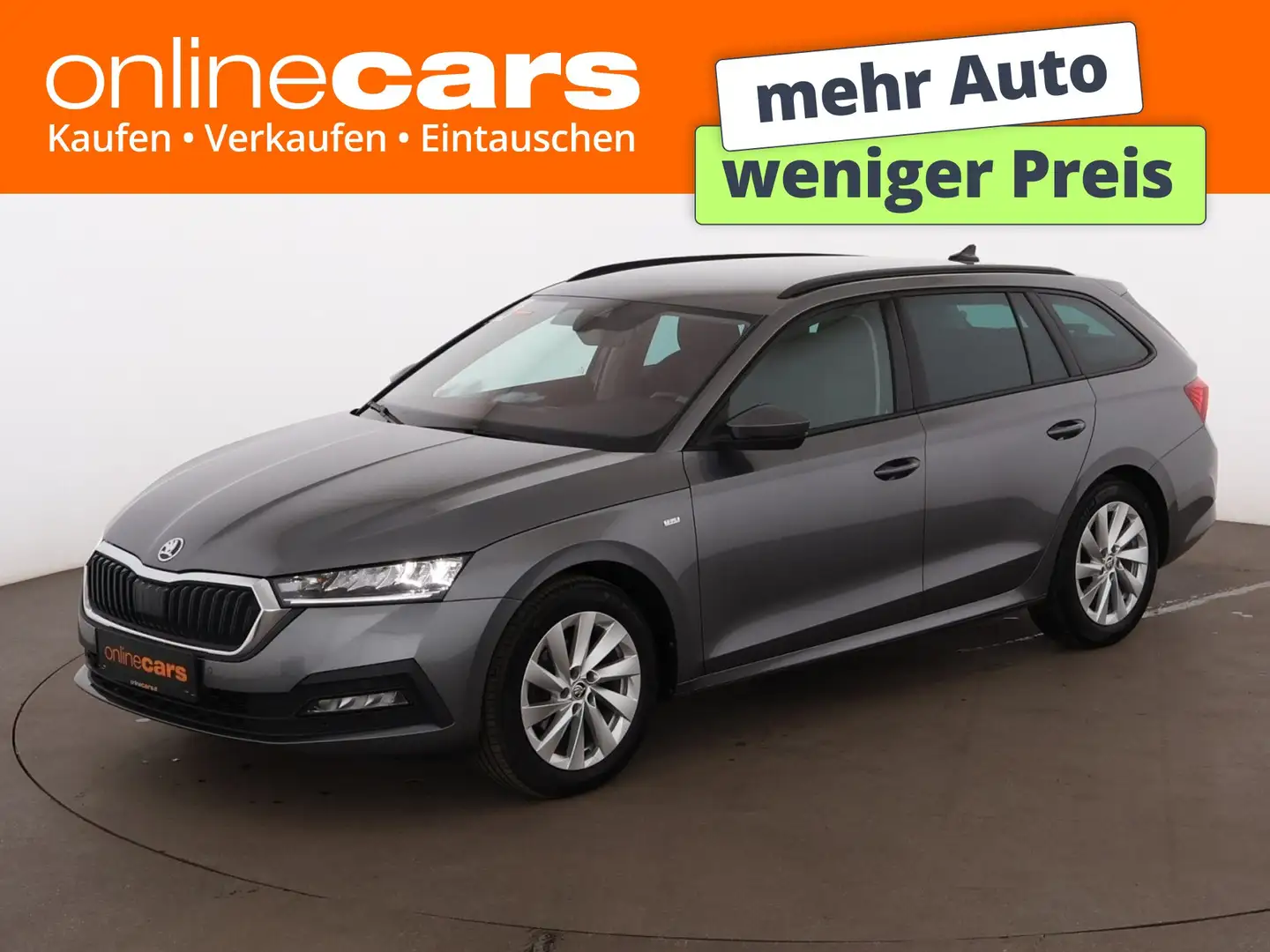 Skoda Octavia Combi 2.0 TDI Tour Aut LED RADAR SITZHZG Grau - 1