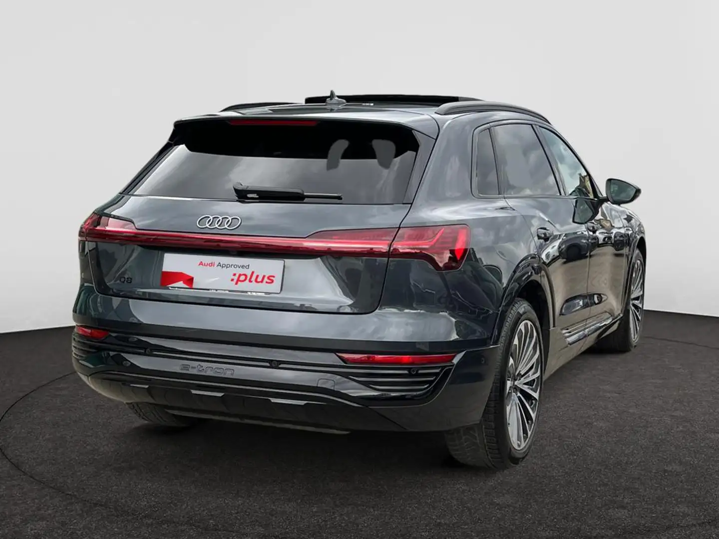 Audi Q8 e-tron 2J GAR*55*GROTE BATTERIJ*PANODAK*CARPLAY*LUCHTVERING*TOPWAY.BE Gris - 2
