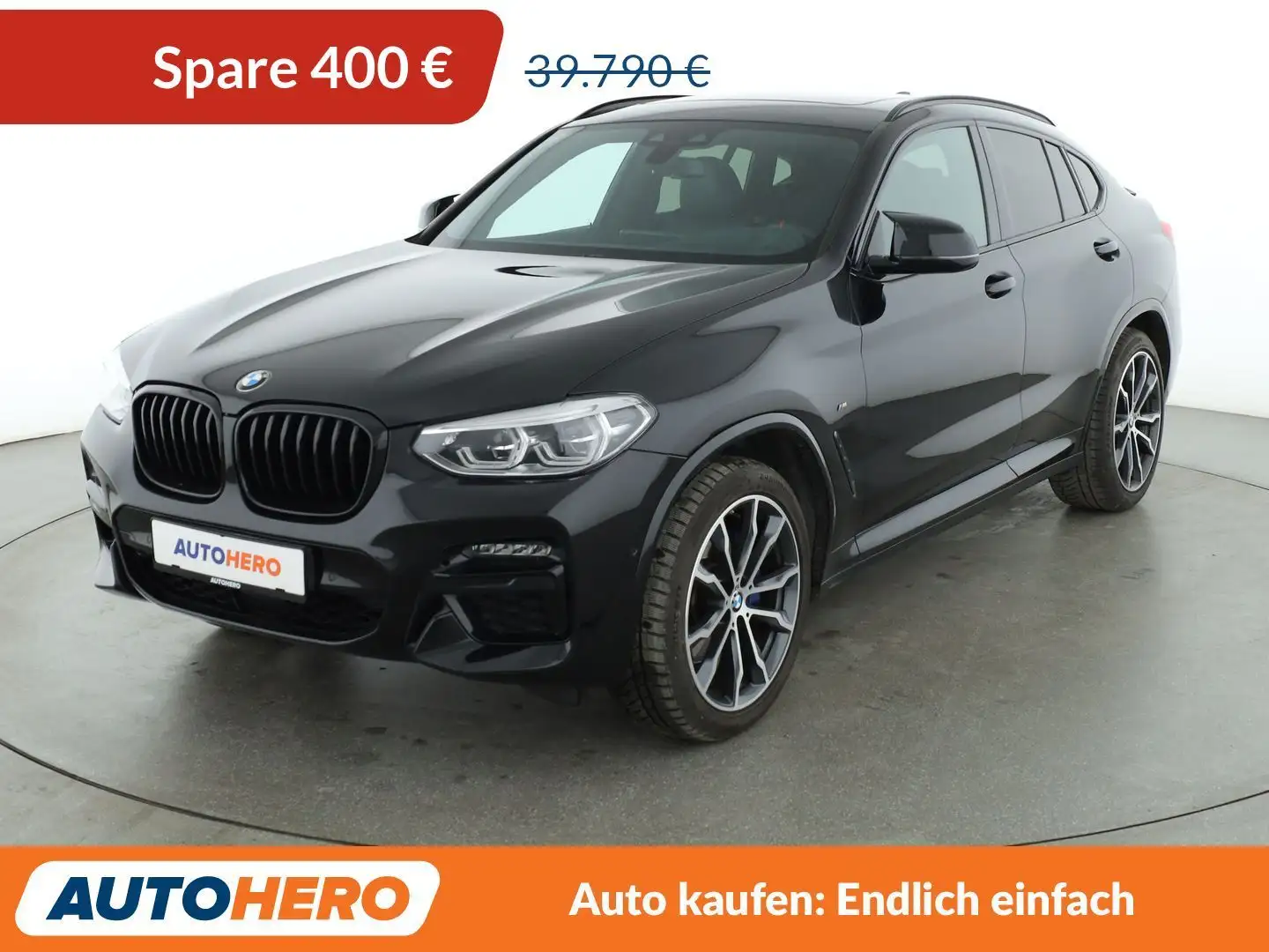 BMW X4 M40i Aut.*NAVI*LED*ACC*HUD*H&K*CAM*PDC* Schwarz - 1