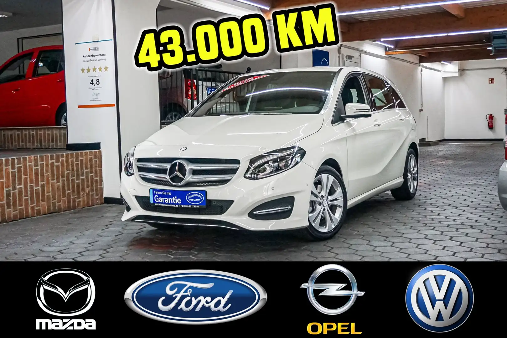 Mercedes-Benz B 180 BlueEFFICIENCY Urban Automatik 1.Hand LED Blanc - 1