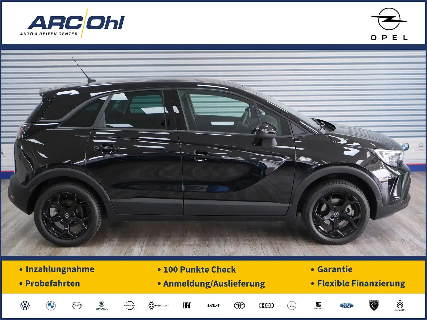 Opel Crossland X Crossland 1.2 Elegance *NAVI/LED/SHZ/PDC/RFK/AHK Negru - 1