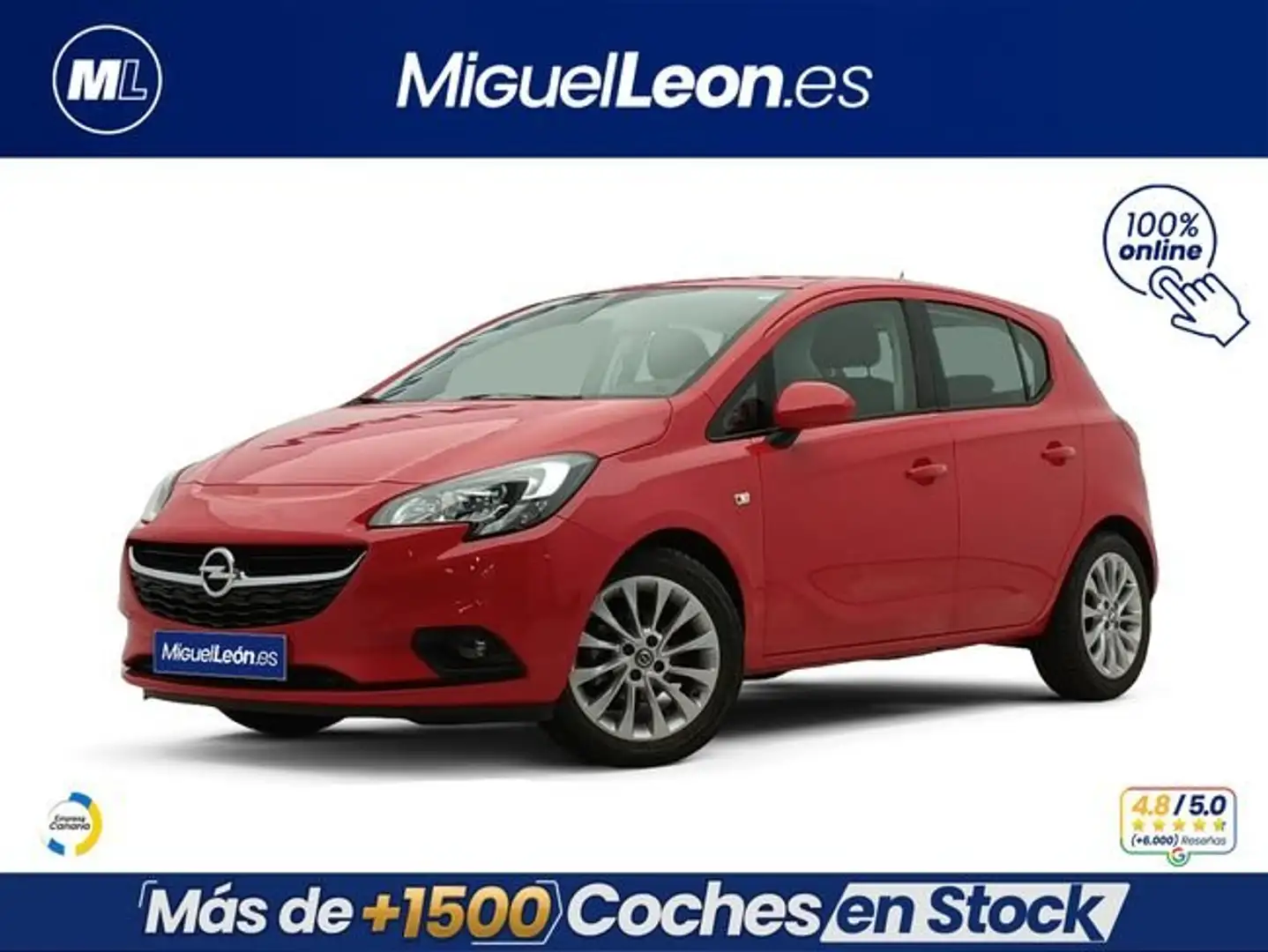 Opel Corsa 1.4 66kW (90CV) Selective Rojo - 1