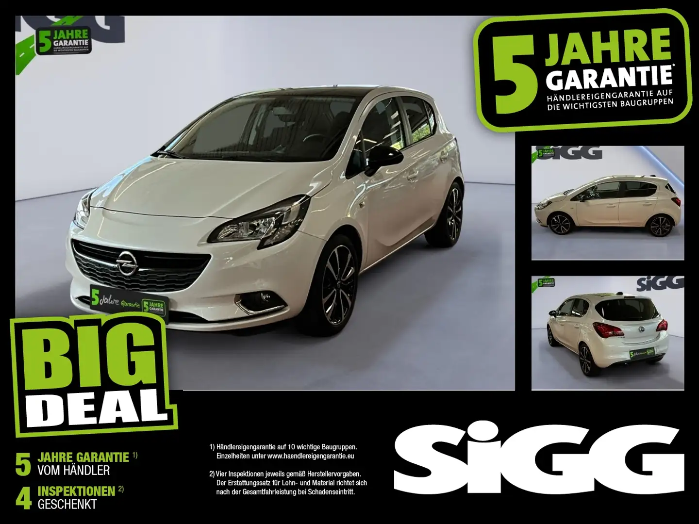 Opel Corsa E 1.4 Turbo ecoFlex Color Edition LM PDC Radio Kli Weiß - 1