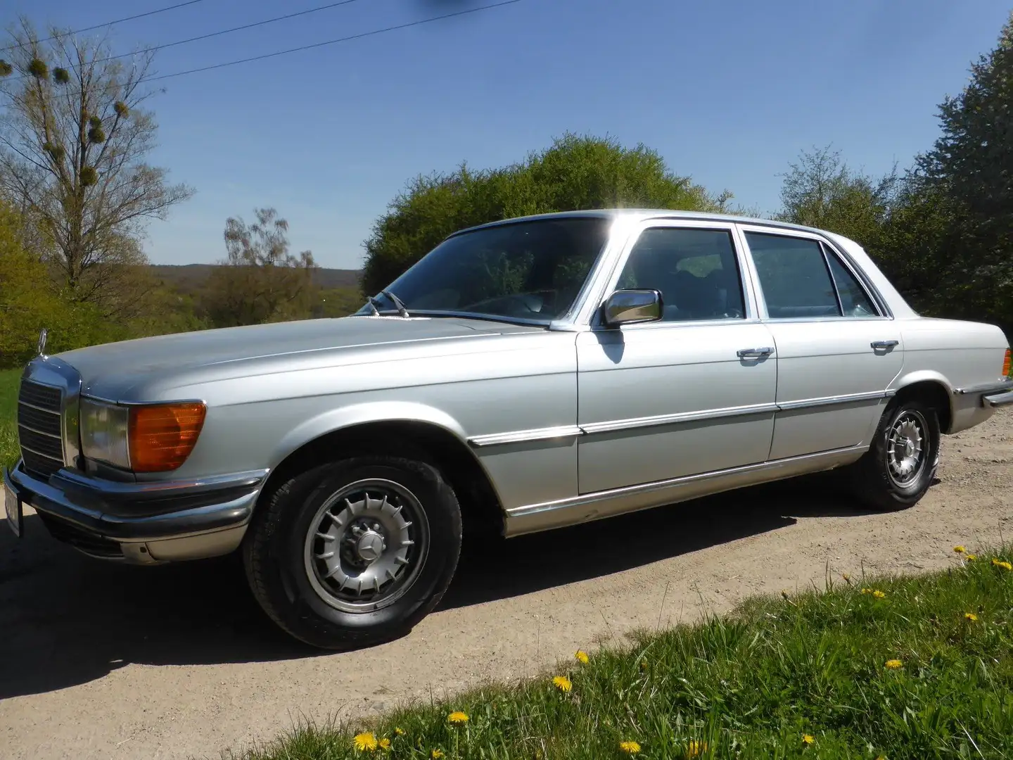 Mercedes-Benz 280 SE Automatic W116 Silber - 1