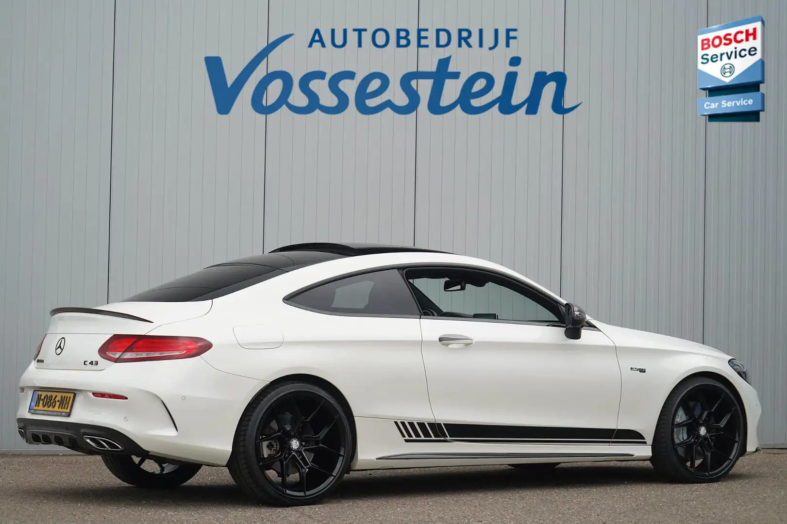 Mercedes-Benz C 43 AMG Coupé 4MATIC / Sportuitlaat / Head-Up / 360 Camera Bianco - 2