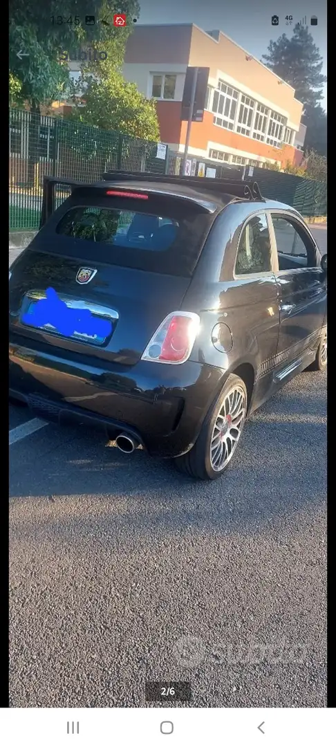 Abarth 500C Cabrio Negro - 1