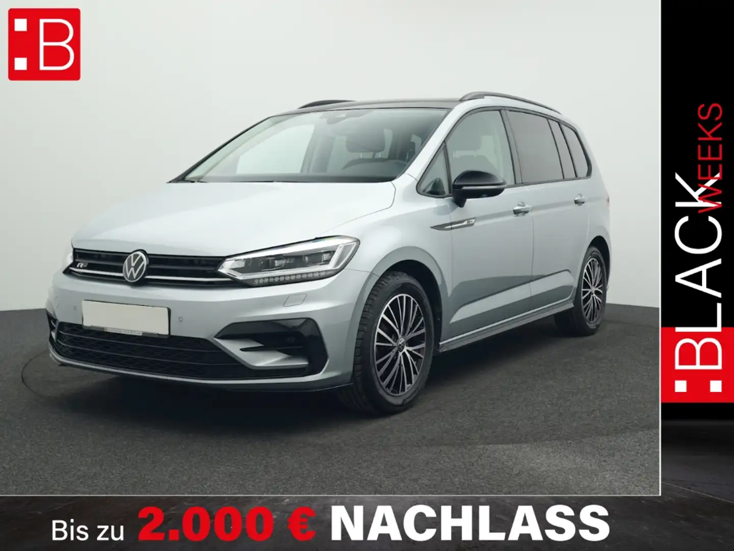 Volkswagen Touran 2.0 TDI DSG Highline R-Line BLACK-STYLE KAMERA NAV Silber - 1