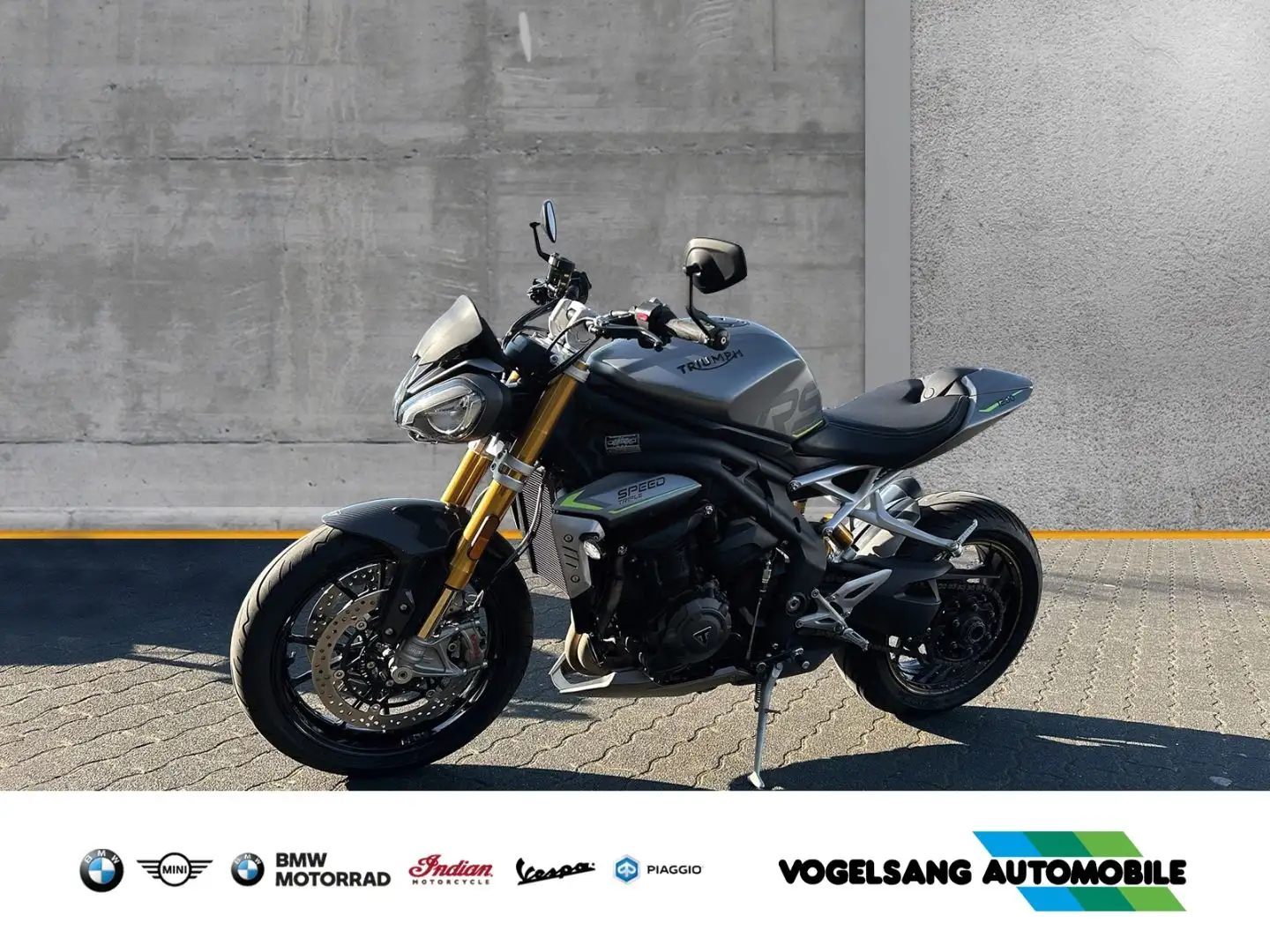 Triumph Speed Triple 1200 RS Tempomat, Heizgriffe, kurz Gris - 1