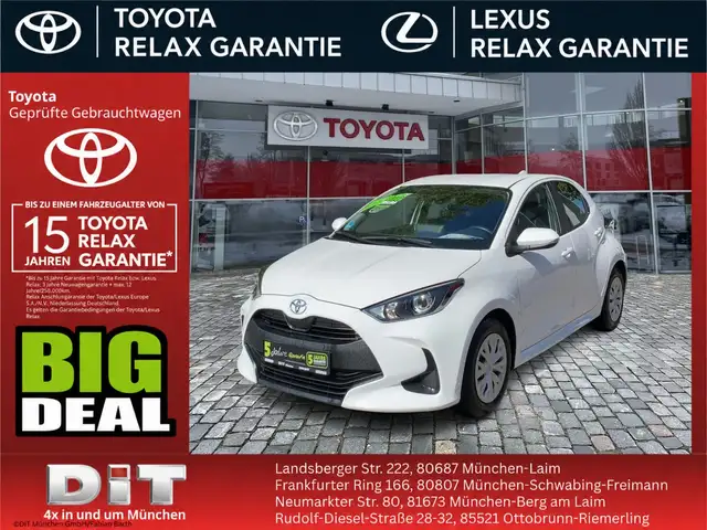 2023 Toyota Yaris in White for sale