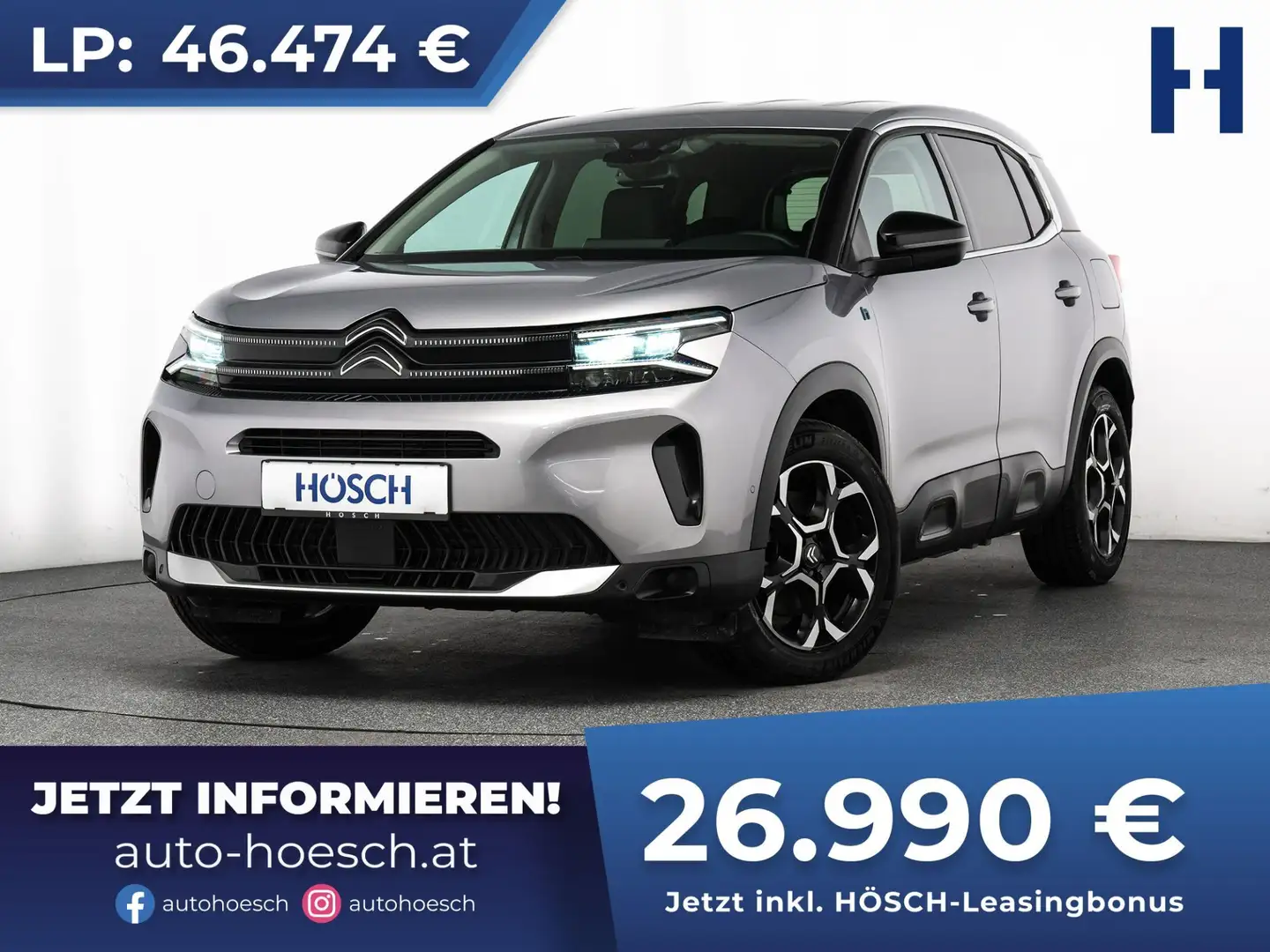 Citroen C5 Aircross Plug-In Hybrid 225 Plus MEGAPREIS -42% Grau - 1