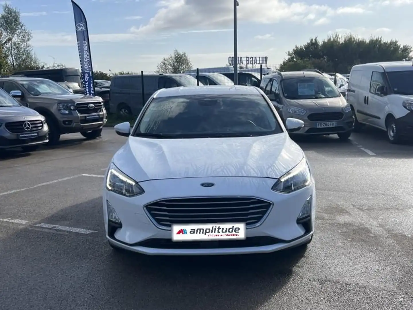 Ford Focus 1.5 EcoBlue 95ch Trend Business Blanc - 2