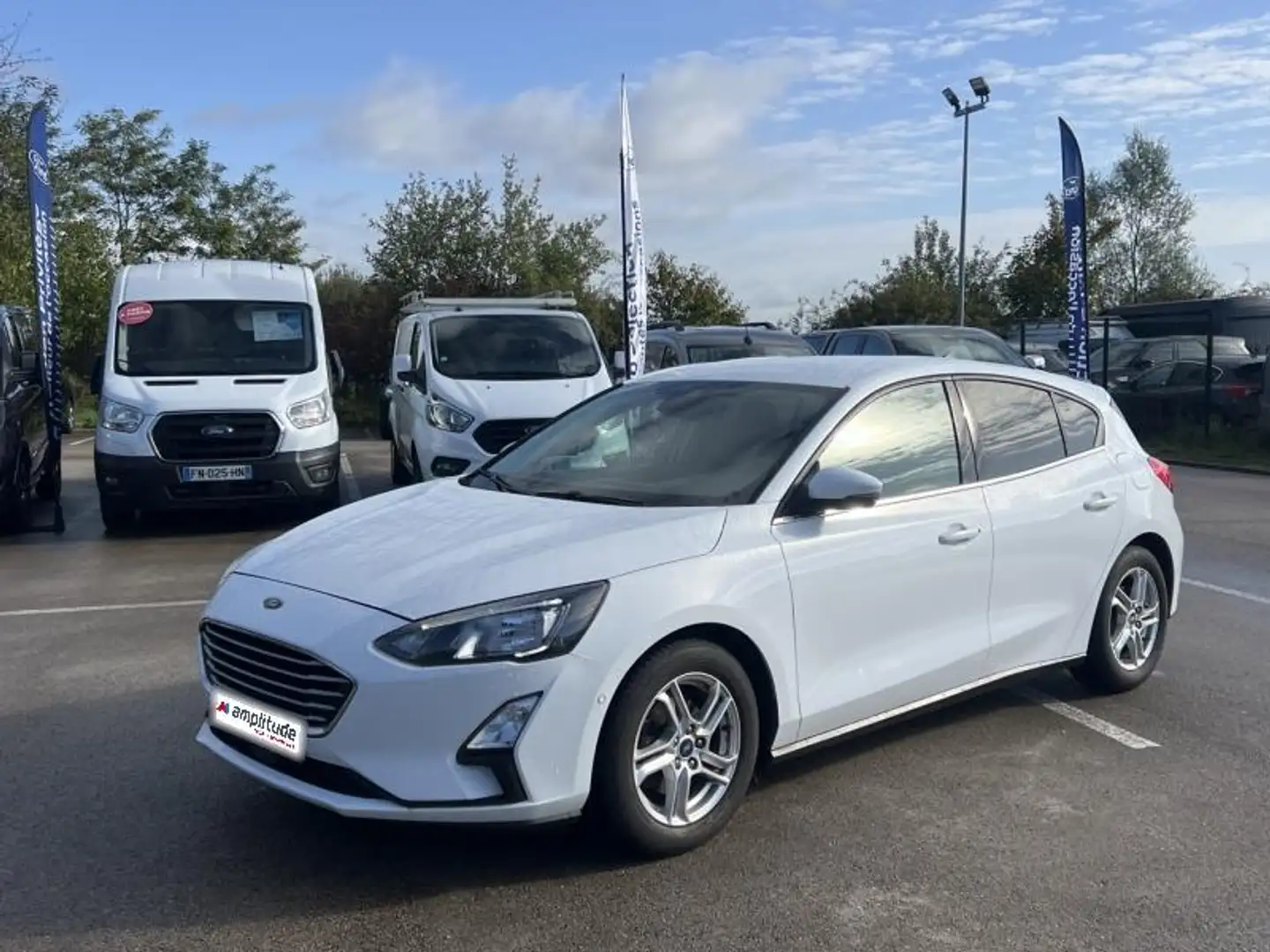 Ford Focus 1.5 EcoBlue 95ch Trend Business Blanc - 1
