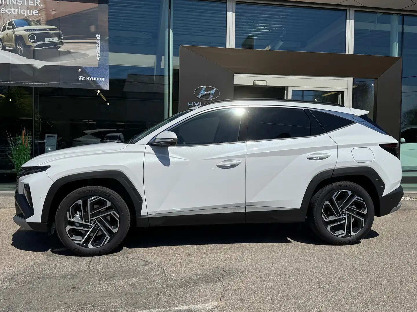 Hyundai TUCSON HEV Shine Facelift 2025 cuir, caméra 360°... Blanc - 2