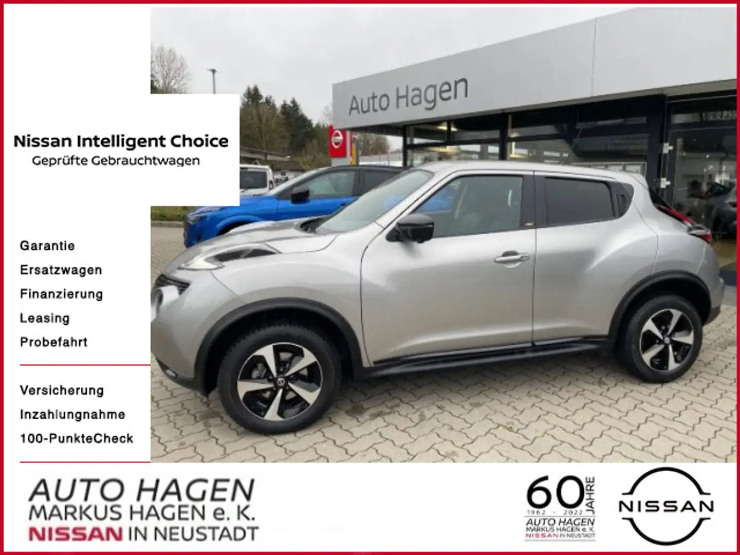 Nissan Juke 1.6 Xtronic Automatik BOSE Edition GJR Navi Plateado - 1