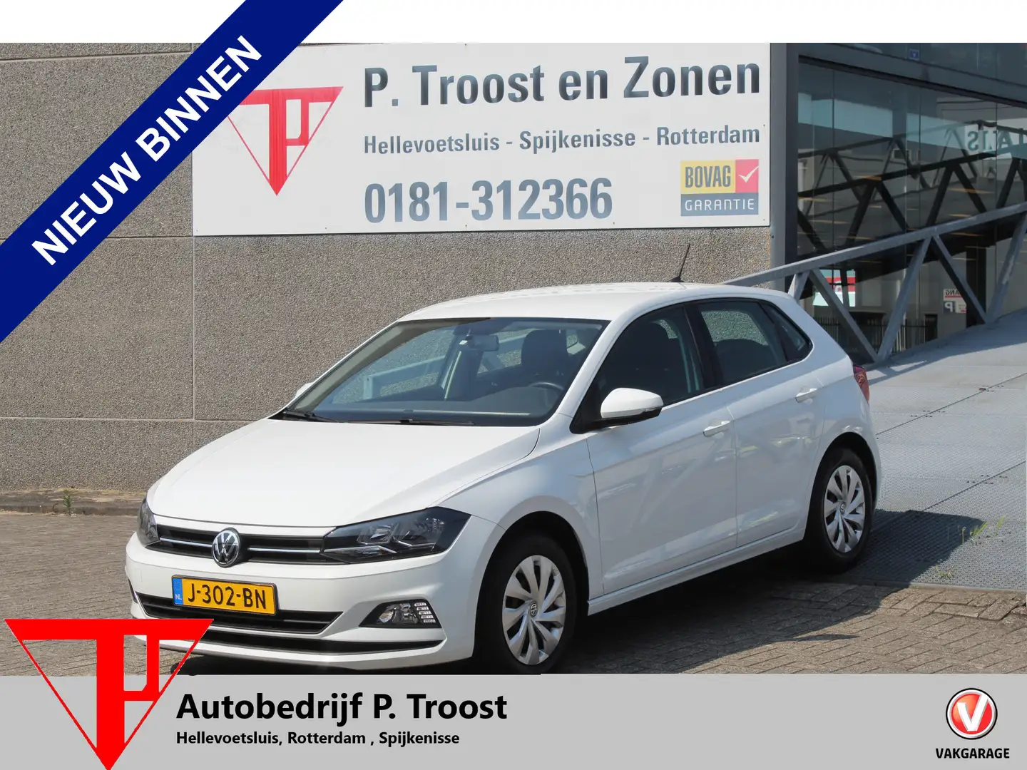 Volkswagen Polo 1.0 TSI Comfortline Virtual cockpit/Navigatie/Adap Weiß - 1