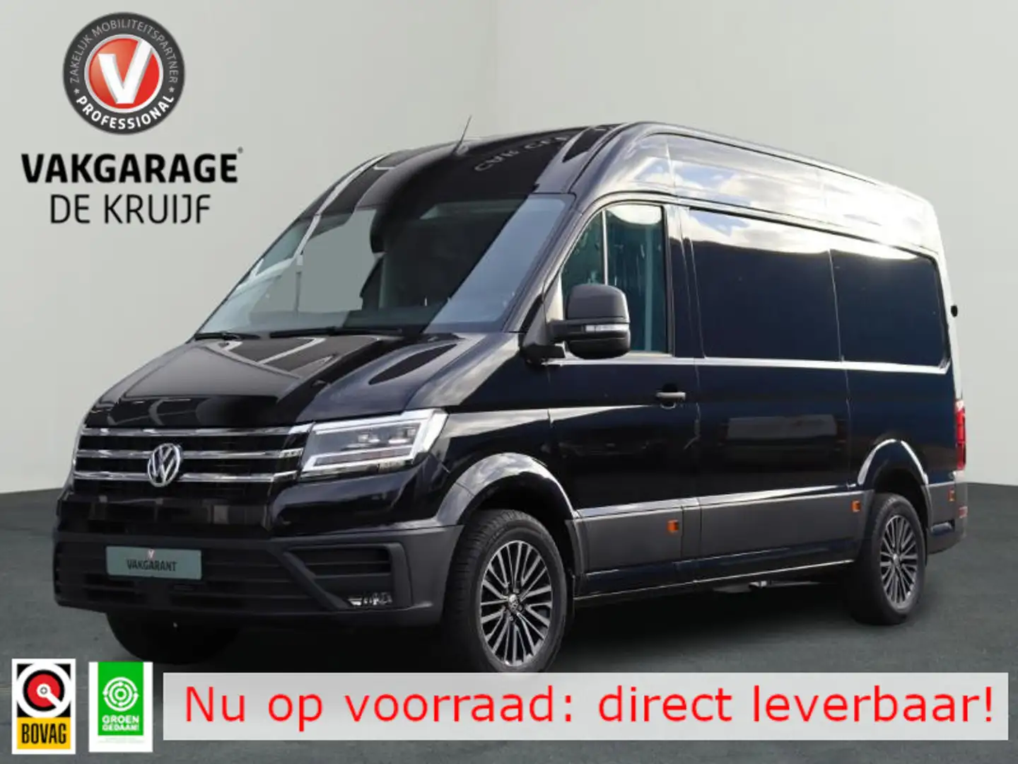 Volkswagen Crafter 35 2.0 TDI L3H3 Highline Automaat 177PK ACC | LED Zwart - 1