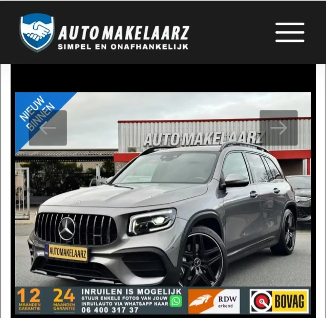 Mercedes-Benz GLB 35 AMG AMG GLB 35 4Matic AMG Speedshift DCT 8G Gris - 1